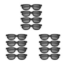4Pcs Polarized Passive 3D Glasses for Cinema IMIX Screen
