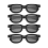 8Pcs Polarized Passive 3D Glasses for Cinema IMIX Screen 3