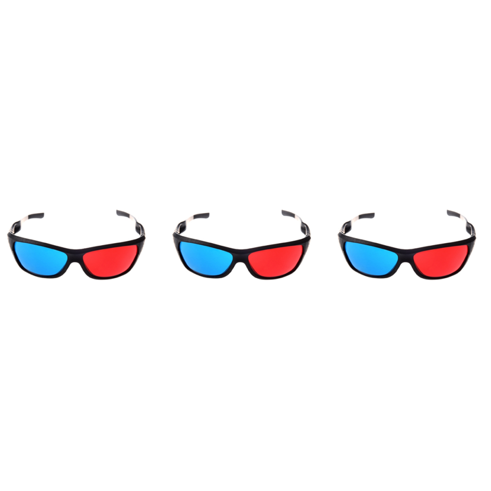 Anaglyph Simple Style 3D Glasses 3D Movie Game Red/Blue/Cyan 4711624778171