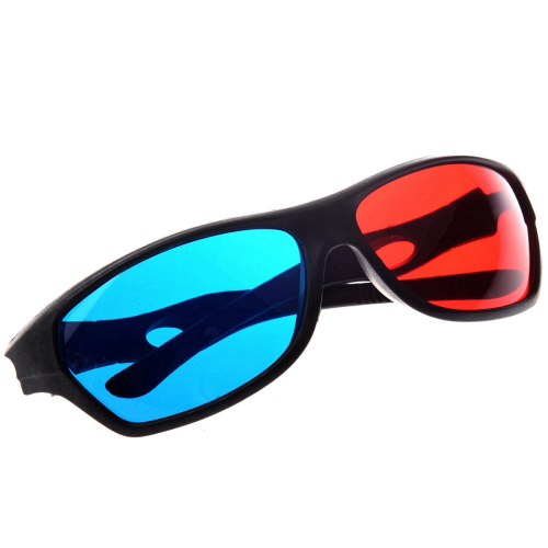 Red-blue / Cyan Anaglyph Simple style 3D Glasses(Extra Upgrade Style) 2
