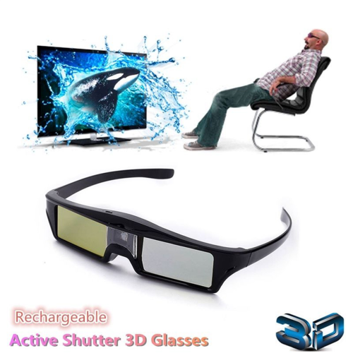 Rechargeable Active Shutter 3D Glasses for DLP Projector 2