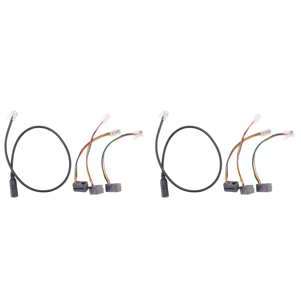 4P4c Rj9,3.5Mm Smartphone Headset To Rj9 Adapter Cable Converter 4711624779901