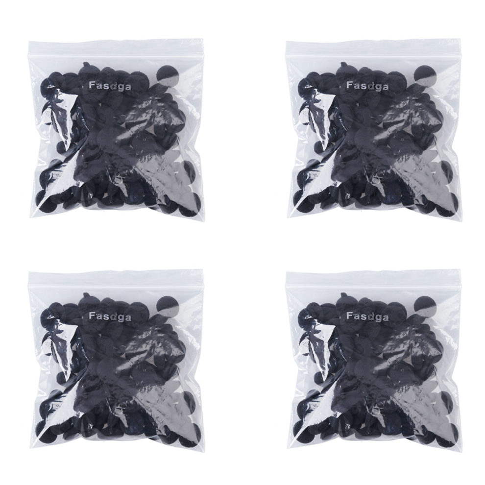 Fasdga 100 Pcs Sponge Earbud Headphone Cap Ear Pads Cover Black 4711624780952