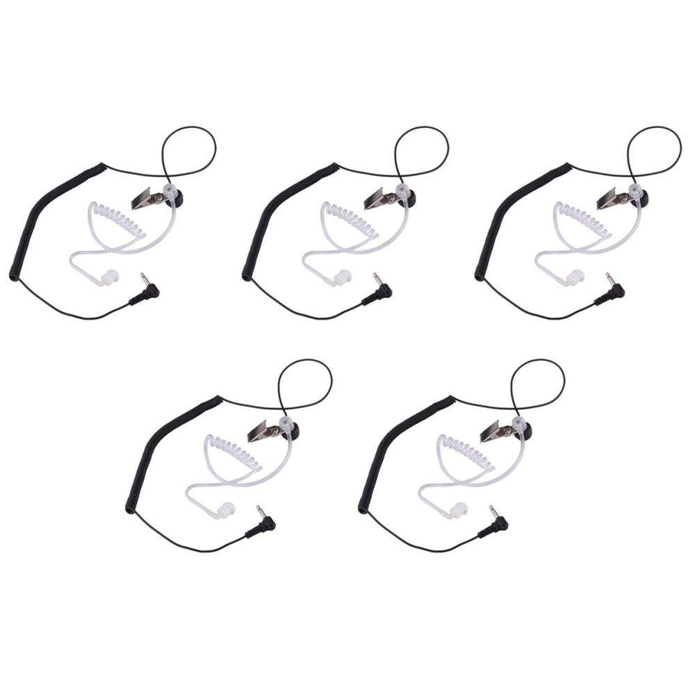 3.5Mm Acoustic Tube Earpiece For Apx7000 Headset Earphone Black/White 4711624783472