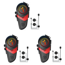 3X LX3 Helmet Headset 1200MAH BT5.0 Hands-Free Call Anti-Jamming -A