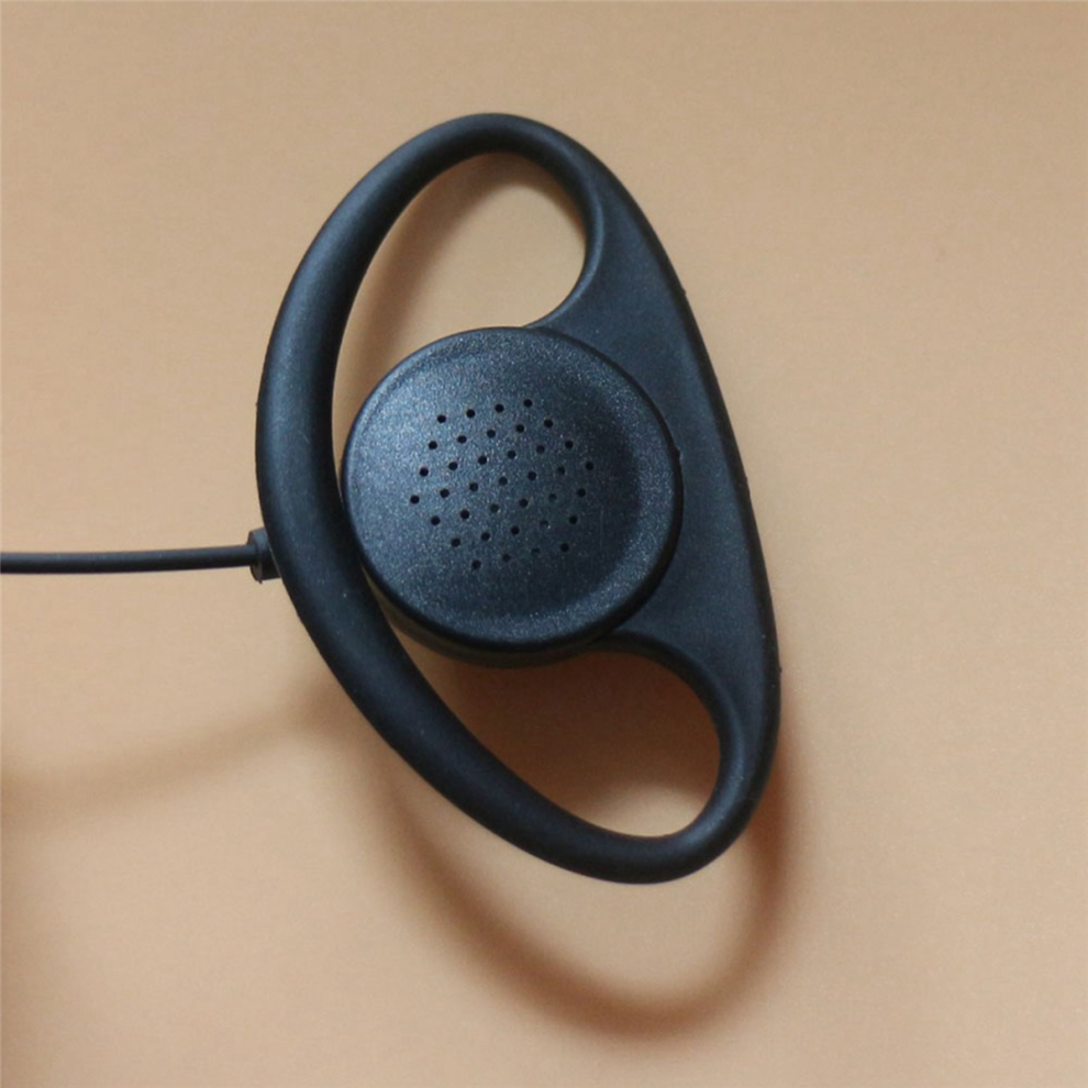 3.5MM D Shape earphone Earpiece Earhook FOR Walkie-talkie