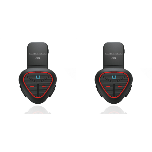 LX1 Motorcykel Sommarhjälm Special Bluetooth Headset Bärbar Röd