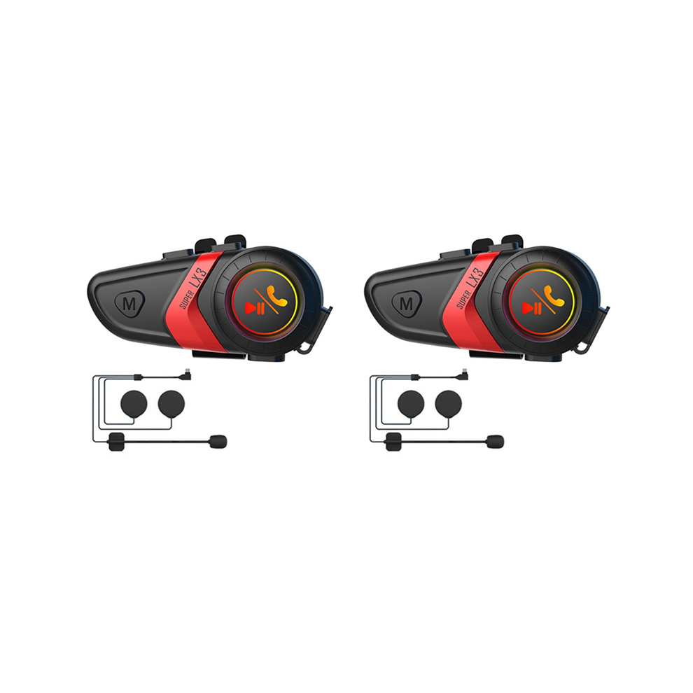 Lx3 Helmet Headset 1200Mah Bt5.0 Hands-Free Call Anti-Jamming -A 4711624784516