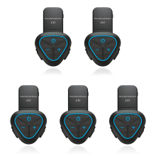 LX1 Motorcykel Sommarhjälm Special Bluetooth Headset Bärbar Blå