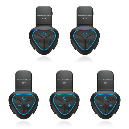 LX1 Motorcykel Sommarhjälm Special Bluetooth Headset Bärbar Blå