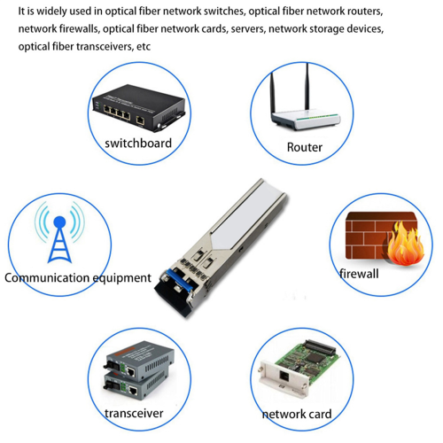SFP optisk modul Gigabit singelmodig optisk modul för H3C 2