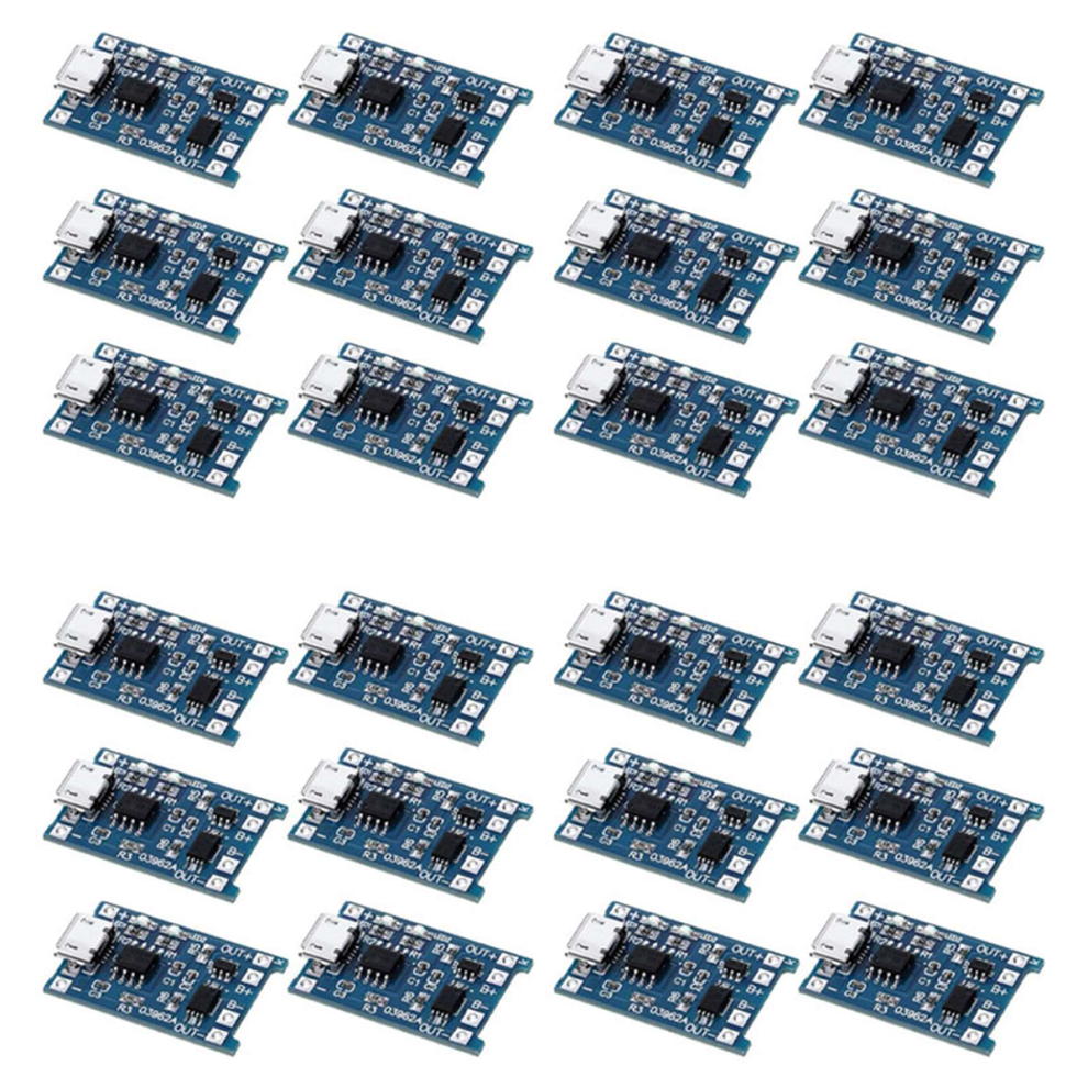 6Pcs For Charging Module With Battery Protection 18650 5V 4711624797394