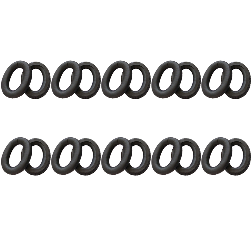 Replacement Ear Pads Cushions For Aviation Headset X A10 A20 Black 4711624781843