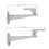 2X Mini Projector Wall Mount Universal Metal Projection Bracket 4