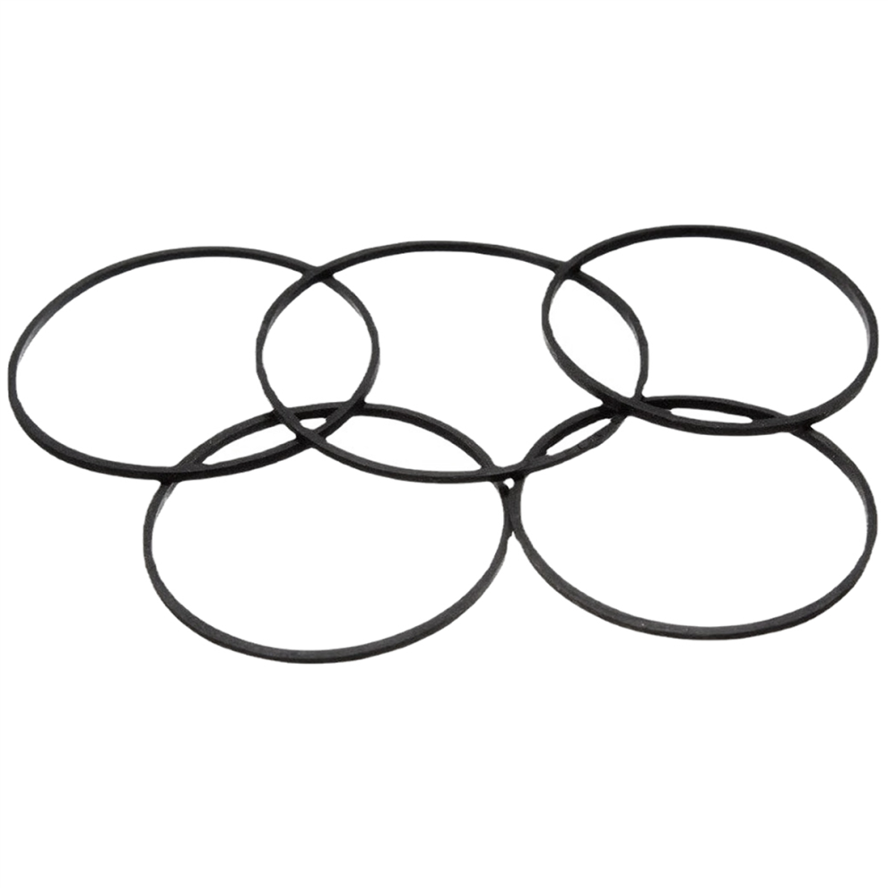 50Pcs Universal Mix Cassette Tape Machine Belts Assorted Common Flat 4711624706013