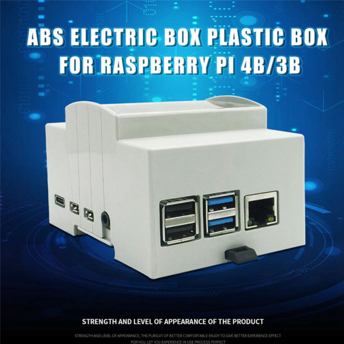 För 4 Model B ABS-fodral Vitt fodral Skyddsfodral 2