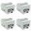 För 4 Model B ABS-fodral Vitt fodral Skyddsfodral 1