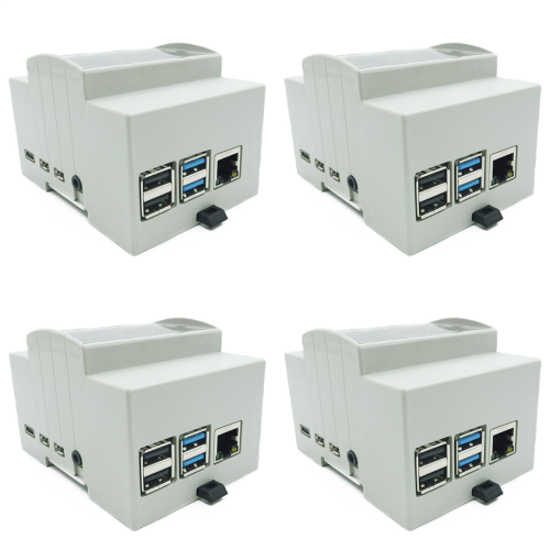 För 4 Model B ABS-fodral Vitt fodral Skyddsfodral