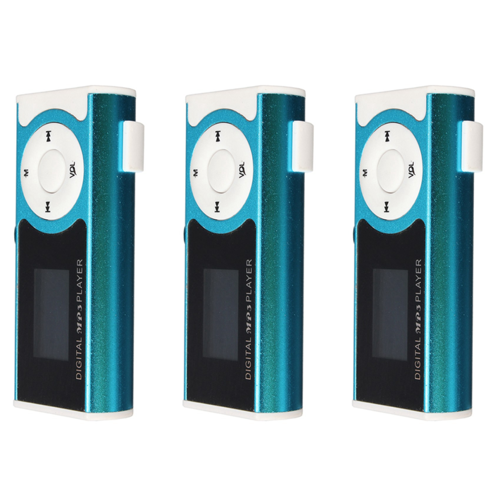 Usb Clip Player Mp3 Player Lcd Screen 16Gb Mini Sd Tf Card 4711624703104