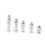 5 st M2.5 skruvar bult mutter brickor set skivspelare topplock 2