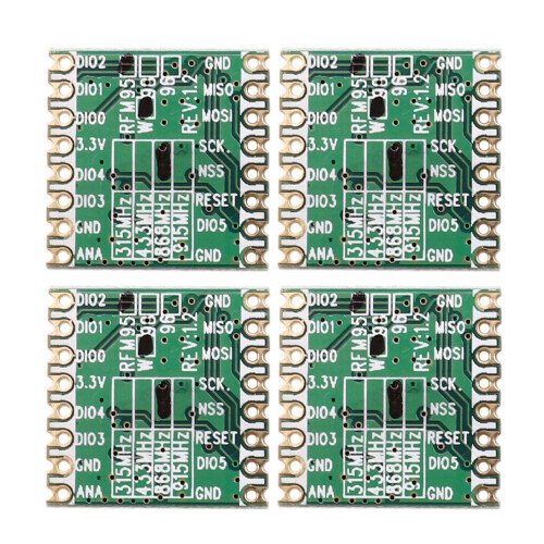 4PCS LORA SX1276 Wireless Transceiver Module FCC ROHS ETSI REACH 1
