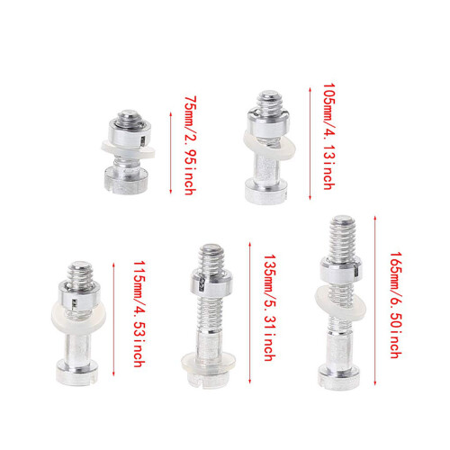 5 st M2.5 skruvar bult mutter brickor set skivspelare topplock 2