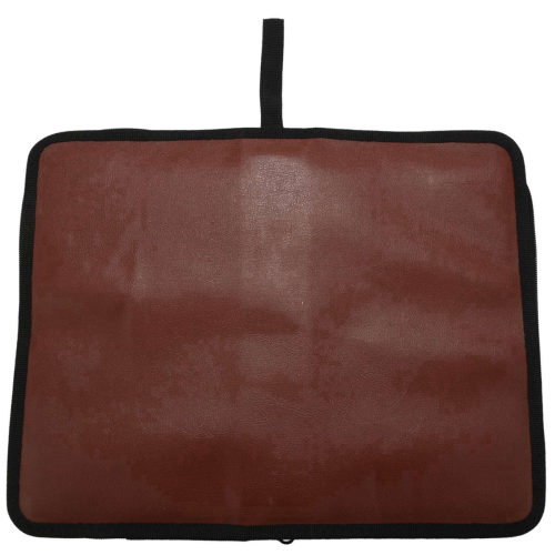 80-Disques Sac de Cuir Stockage Zippe pour CD DVD Disque Dur - Marron 2