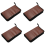 80-Disques Sac de Cuir Stockage Zippe pour CD DVD Disque Dur - Marron 1