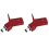 Turntable Headshell Aluminium Alloy Headshell Cartridges Rack Red 1