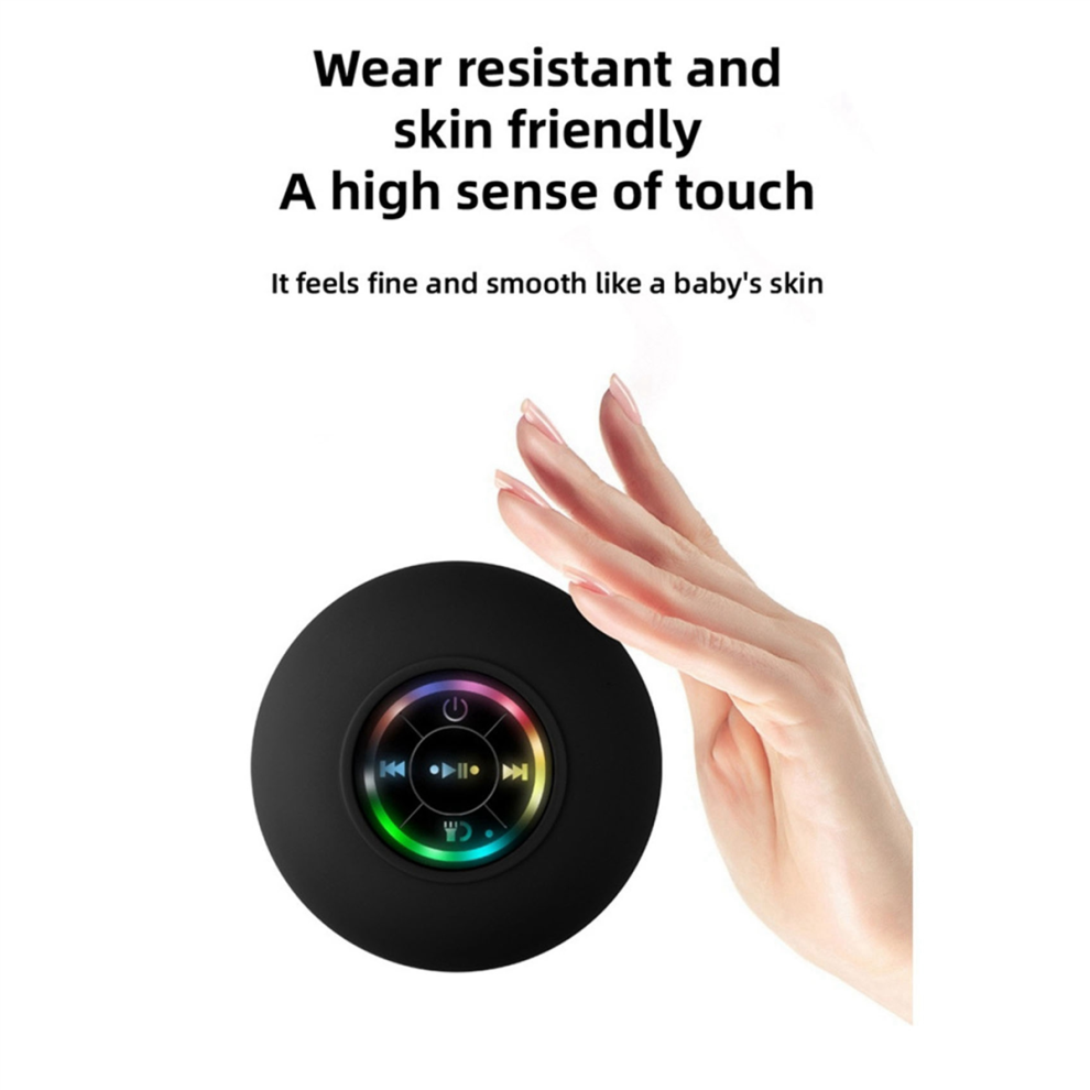 Rgb Bluetooth Suction Cup Speaker, Light/Black 4711624709649