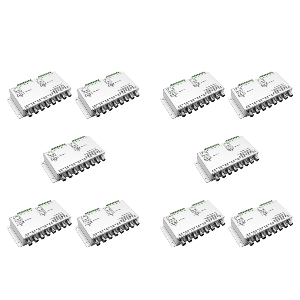 8-Ch Utp 720P/1080P Hd Passive Video Balun Transceiver,Bnc To Cat5/5E 4711624710874