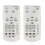 2X Remote Control for Projector YT-141 XJ-A142 XJ-A147 XJ-A242 1