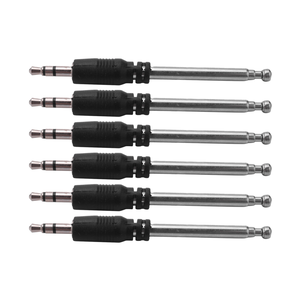 Radio Antenna 3.5Mm 4 Sections Telescopic Fm Antenna Radio Black 4711624712274