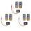 3Set 12V 24V 2.4G 50M Universal Wireless Winch Crane Remote Control 2