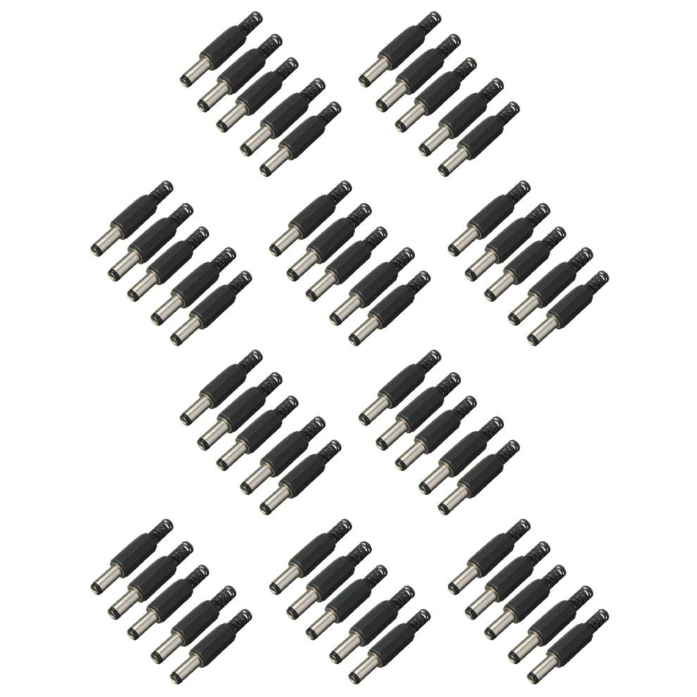5Pcs 5.5Mm X 2.5Mm Male Jack Dc Power Adapter Adaptor Connector 4711624712816