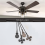 4Pcs Ceiling Fan Pull Chain Set,Bulb and Fan Pattern(Red Bronze) 2