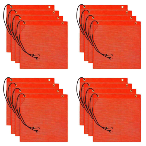 Bungee Safety Flag Good Visibility Weatherproof Flag with Grommets