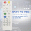 Replace Remote Control for Projector X115 X125H X135WH H6517ABD 5