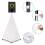 Universal Dj Light Speaker Stand Cover Double Sided Stretchable ,2Pcs 4