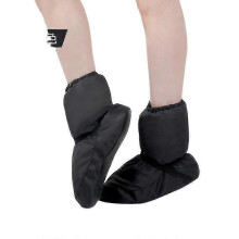 (BLACK, 42-43) Warm Ballet Dance Shoes Women's Padded Short Exercise Boots Cotton Shoes