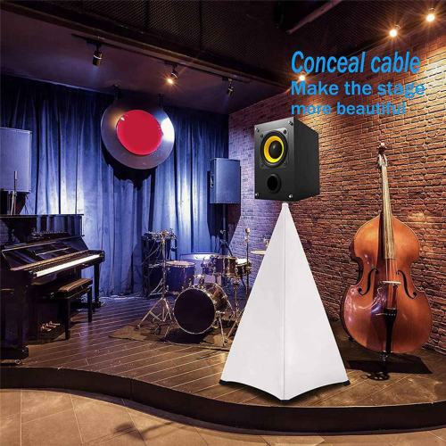 Universal Dj Light Speaker Stand Cover Double Sided Stretchable ,2Pcs 1