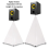 Universal Dj Light Speaker Stand Cover Double Sided Stretchable ,2Pcs 3