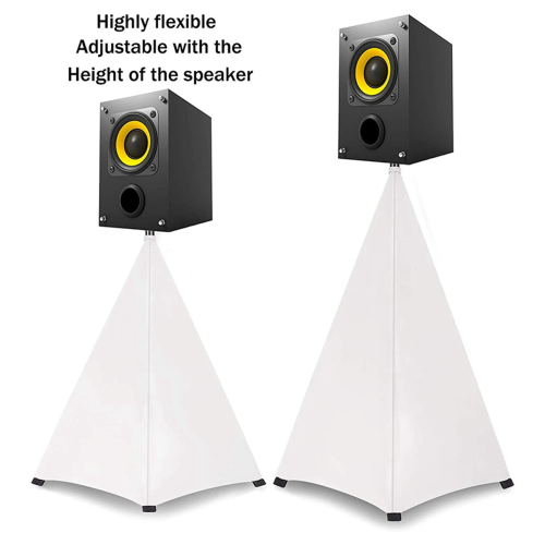 Universal Dj Light Speaker Stand Cover Double Sided Stretchable ,2Pcs 2