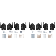 4PCS Universal Speaker Wall Mount Bracket Ceiling Stand Clamp