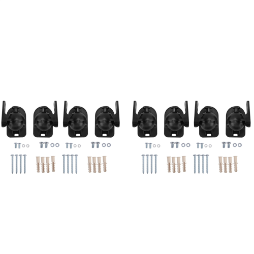 4PCS Universal Speaker Wall Mount Bracket Ceiling Stand Clamp
