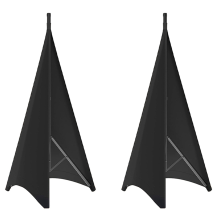 Universal Dj Light Speaker Stand Skirt Tripod Scrim Cover, 1 Pcs