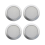 Ceiling Speaker Grille, 4-Inch Embedded Audio Speaker Grille(Silver) 1