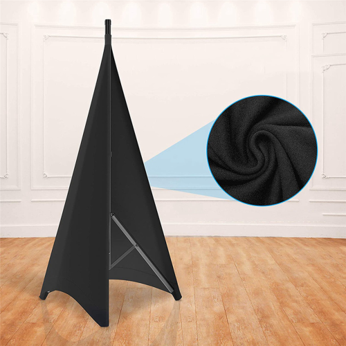 Universal Dj Light Speaker Stand Skirt Tripod Scrim Cover, 1 Pcs 2