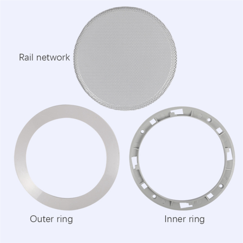 Ceiling Speaker Grille, 4-Inch Embedded Audio Speaker Grille(Silver) 1