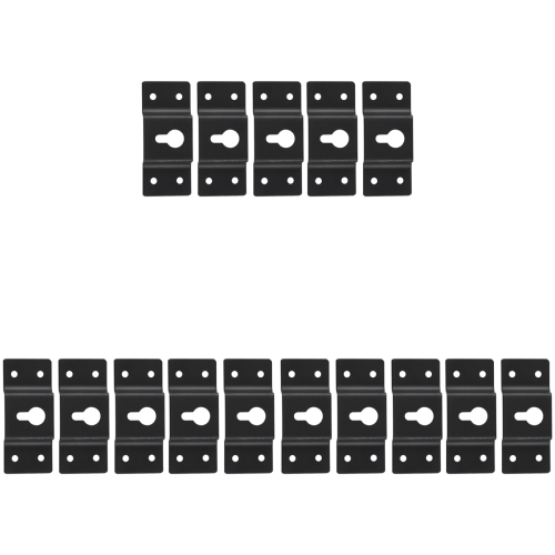 DIY Audio Sound Box Speaker Wall Mount Iron Hook Hanger Plate 5PCS